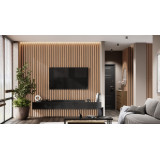 Рейка для стены с отделкой МДФ Ликорн РП-2.16.2800 Скандинавский дуб светлый