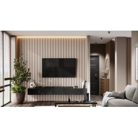 Рейка для стены с отделкой МДФ Ликорн РП-2.16.2800 Кремовая