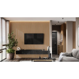 Рейка для стены с отделкой МДФ Ликорн РП-2.16.2800 Ясень выбеленный Рейка для стены с отделкой МДФ Ликорн РП-2.16.2800 Ясень выбеленный