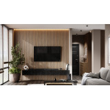 Рейка для стены с отделкой МДФ Ликорн РП-2.16.2800 Дуб янтарный натуральный Рейка для стены с отделкой МДФ Ликорн РП-2.16.2800 Дуб янтарный натуральный