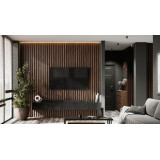 Рейка для стены с отделкой МДФ Ликорн РП-2.16.2800 Орех американский