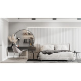 Реечная стеновая панель МДФ Ликорн Белая матовая РП-1.С.16.2800 – серединная рейка Реечная стеновая панель МДФ Ликорн Белая матовая РП-1.С.16.2800 – серединная рейка