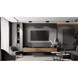 Завершающая Скандинавская панель МДФ Ликорн СП-1 Тёмно-серая Завершающая Скандинавская панель МДФ Ликорн СП-1 Тёмно-серая