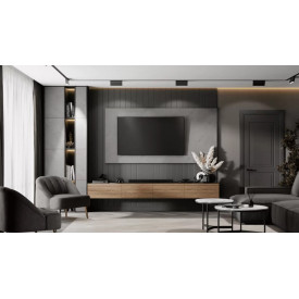 Завершающая Скандинавская панель МДФ Ликорн СП-1 Тёмно-серая Завершающая Скандинавская панель МДФ Ликорн СП-1 Тёмно-серая