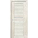 Дверь ПВХ Мариам Техно-805 Бьянко графит сатинат, белый лакобель