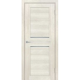 Дверь ПВХ Мариам Техно-805 Бьянко графит сатинат, белый лакобель