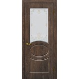 Дверь ПВХ Мариам Сиена-1 Сатинат Дуб корица