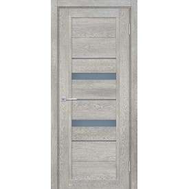 Дверь ПВХ Мариам Техно-802 Чиаро гриджио графит сатинат, серый лакобель