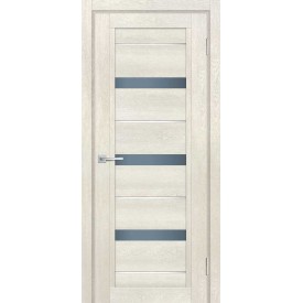 Дверь ПВХ Мариам Техно-803 Бьянко графит сатинат, белый лакобель