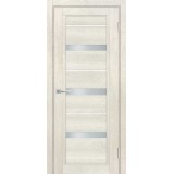 Дверь ПВХ Мариам Техно-803 Бьянко белый сатинат, белый лакобель