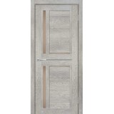 Дверь ПВХ Мариам Техно-804 Чиаро гриджио бронза сатинат, серый лакобель