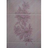 Панель ДВП Лилия Розетта розовая (Rosetta Lily), 15x20