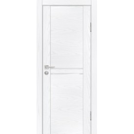 Дверь Экошпон Profilo Porte PSM-4 Дуб скай белый белоснежный лакобель