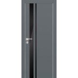 Дверь Profilo Porte PX-16 AL кромка с 2-х ст. Графит черный лакобель