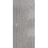Дверь Profilo Porte PX-14 AL кромка с 2-х ст. Серый бетон