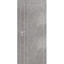 Дверь Profilo Porte PX-14 AL кромка с 2-х ст. Серый бетон