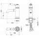 Смеситель для раковины Arisa 5361/02F Антик