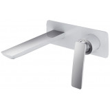 Смеситель для раковины встроенный Helmi 4071/00-16SM Хром-Белый