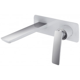 Смеситель для раковины встроенный Helmi 4071/00-16SM Хром-Белый